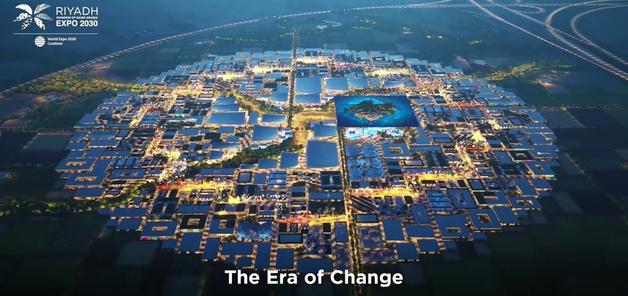 Riyadh Expo 2030 banner ilikevents